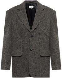 MM6 by Maison Margiela - Blazer With Open Lapels - Lyst