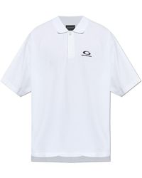 Balenciaga - Polo With Embroidered Logo - Lyst