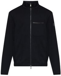 Moncler - Sweatshirt With Logo Patch - Lyst