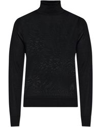 DSquared² - Wool Turtleneck With Embroidered Logo - Lyst