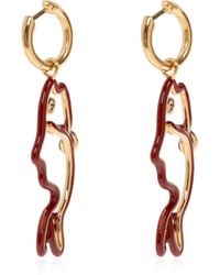 Bottega Veneta - Earrings With Fish-Shaped Pendants - Lyst