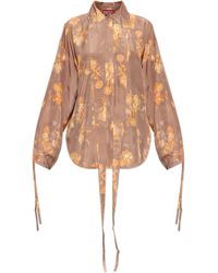 DIESEL - Silk Shirt 'C-Allas-T1' - Lyst