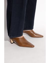 Stuart Weitzman - Heeled Mules "Stassi" - Lyst