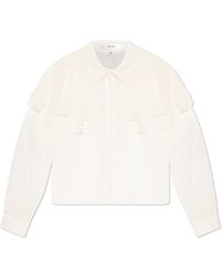 FRAME - Shirt With Ruffles - Lyst