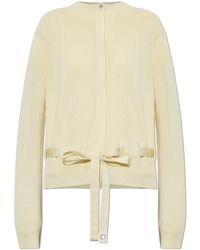 Ferragamo - Cashmere Cardigan With A Belt - Lyst