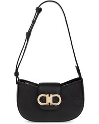 Ferragamo - Leather Shoulder Bag - Lyst