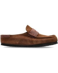 Birkenstock - 'Naples Wrapped Double Stitch' Slides - Lyst