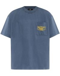 Represent - T-Shirt With Vintage Effect - Lyst