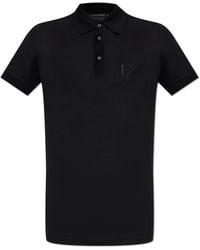 Dolce & Gabbana - Cotton Polo With Logo - Lyst