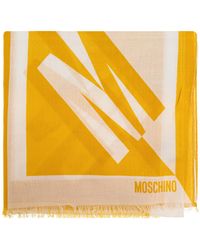 Moschino - Scarf With Logo - Lyst