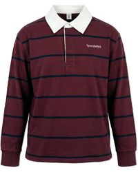 Sporty & Rich - Long-Sleeve Polo From The 'Central Park Drop' Collection - Lyst