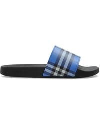 Burberry - 'Furley' Rubber Slides - Lyst