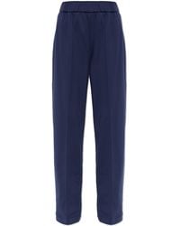 Moncler - Trousers With Stitched Seams On The Legs - Lyst