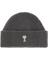 Ami Paris - Cap With Embroidered Logo - Lyst