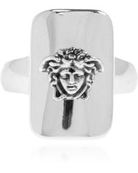 Versace - Signet Ring With Medusa's Head - Lyst
