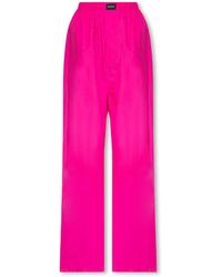 Balenciaga - Relaxed-Fitting Cotton Trousers - Lyst
