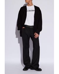Dolce & Gabbana - Wool Trousers - Lyst
