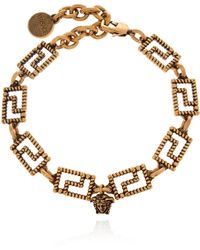 Versace - Bracelet With Medusa Face, - Lyst