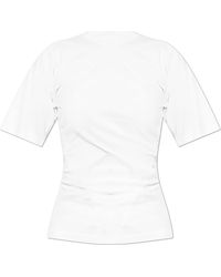 Totême - Cotton T-shirt, - Lyst