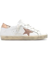 Golden Goose - 'super Star Classic With List' Sneakers, - Lyst