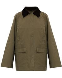 TOTEME - Jacket With A Corduroy Collar - Lyst