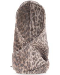 Ganni - Balaclava With Logo - Lyst