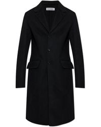 Jil Sander - Wool Coat With Single Vent - Lyst