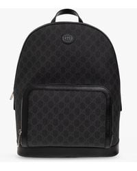 Gucci - 'GG Supreme' Canvas Backpack - Lyst