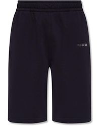 Burberry Cotton Shorts - Blue