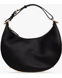 Fendi 'graphy Small' Shoulder Bag - Black
