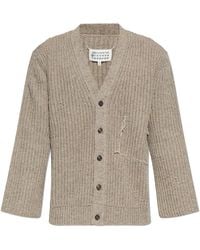 Maison Margiela - Cardigan With A Vintage Effect - Lyst