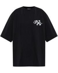 Off-White c/o Virgil Abloh - T-Shirt With Embroidered Logo - Lyst