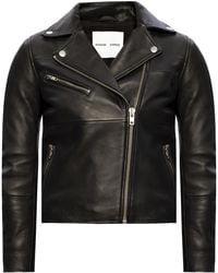 Samsøe & Samsøe - Leather Jacket - Lyst