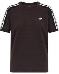 adidas Originals - T-Shirt With Embroidered Logo - Lyst