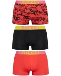 DIESEL - Three-Pack Of Boxer Shorts 'Damien-D-Pop-3Pack-40' - Lyst