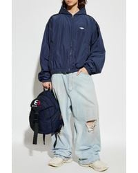 Balenciaga - Reversible Jacket With Hood - Lyst
