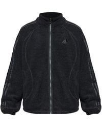 adidas Originals - Fleece Jacket With Turtleneck - Lyst