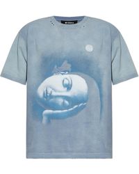 MISBHV - T-Shirt With A Vintage Effect - Lyst