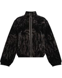 ROA - Cardigan With Stand-Up Collar - Lyst