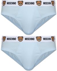 Moschino - Two-Pack Of Cotton Briefs - Lyst