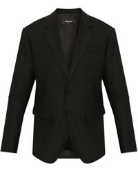 DSquared² - Blazer With Wool Finish - Lyst