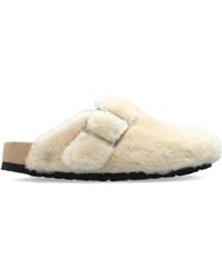 Birkenstock - Boston 1774 Shearling Mules - Lyst