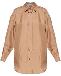 Zimmermann - Loose-fit Silk Shirt, - Lyst