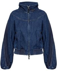 Givenchy - Denim Jacket With Stand-Up Collar - Lyst