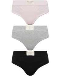 Palm Angels - 3-Pack Of High-Waisted Cotton Thongs - Lyst