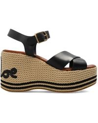 Chloé - Wedge Sandals 'Sand' - Lyst