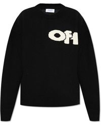 Off-White c/o Virgil Abloh - Off- Sweater With Logo, ' - Lyst