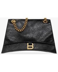 Balenciaga - 'crush Medium' Shoulder Bag, - Lyst