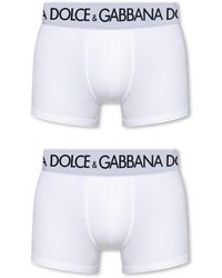 Dolce & Gabbana - Branded Boxers 2-Pack - Lyst
