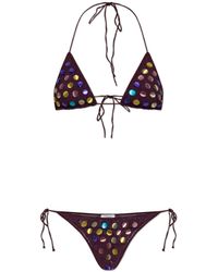 Oséree - Two-Piece Swimsuit With Appliqués - Lyst